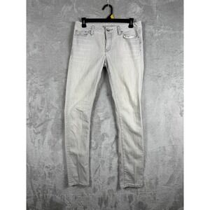 Banana Republic Sculpt Skinny Jeans‎ Women's Size 28 Light Gray Denim May 2011